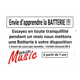 COURS DE BATTERIE