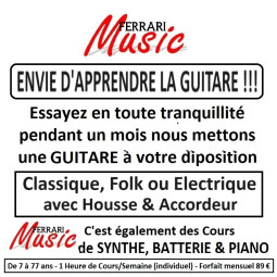 FORFAIT COURS DE GUITARE